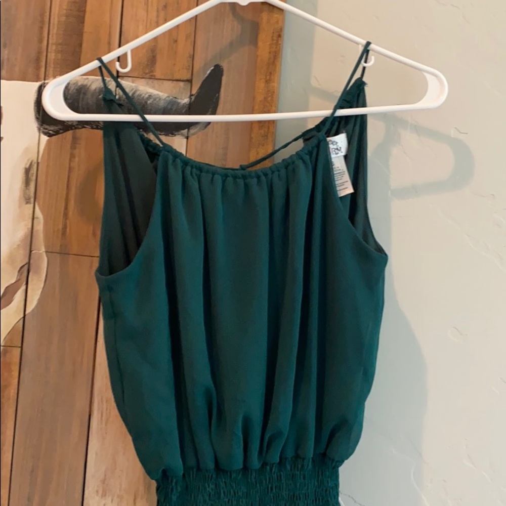 Green Boho Jumpsuit
